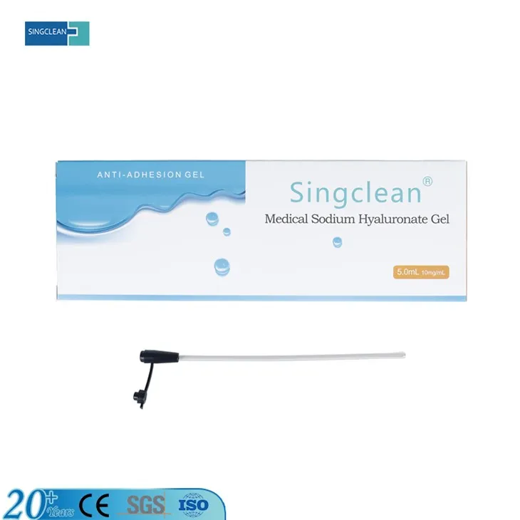 Wchłanialny żel stanowiący barierę przylegania